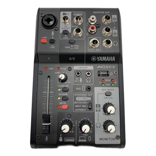 YAMAHA (ヤマハ) ウェブキャスティングミキサー AG03MK2