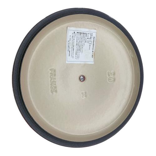 LE CREUSET (ルクルーゼ) 鍋 20㎝ レッド ココット・ロンド