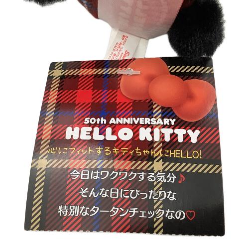 Sanrio Original(サンリオ オリジナル) サンリオグッズ ぬいぐるみ HELLO KITTY 50th Anniversary ブラックタータン