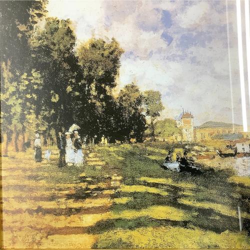 絵画 モネ名画額F10号 アルジャントーユの停泊所 1757040