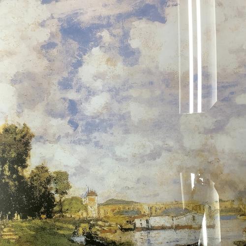 絵画 モネ名画額F10号 アルジャントーユの停泊所 1757040