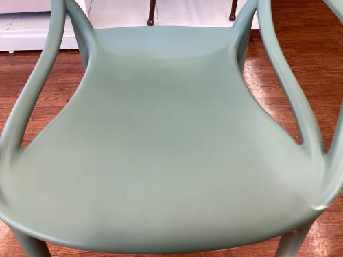 Kartell (カルテル) アームチェアー 35 ライトグリーン MASTERS