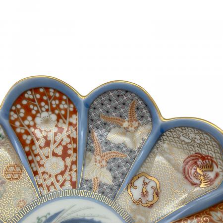 深川製磁 (フカガワセイジ) 菊割親皿 染錦金彩鳳凰｜トレファクONLINE