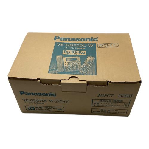 Panasonic (パナソニック) 子機付電話機 VE-GD27
