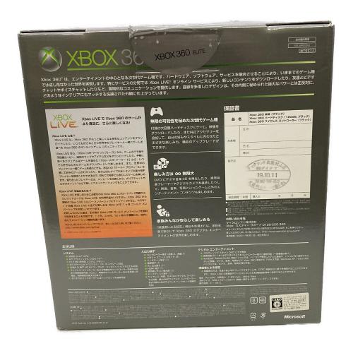 Microsoft (マイクロソフト) X-box360 ELITE ブラック