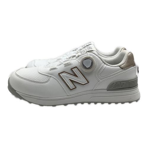 NEW BALANCE (ニューバランス) ゴルフシューズ  Golf 574 v4 WG574BA4 レディース SIZE 24cm White with pink salt