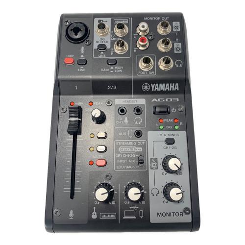 YAMAHA (ヤマハ) ライブストリーミング AG03MK2
