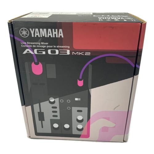 YAMAHA (ヤマハ) ライブストリーミング AG03MK2