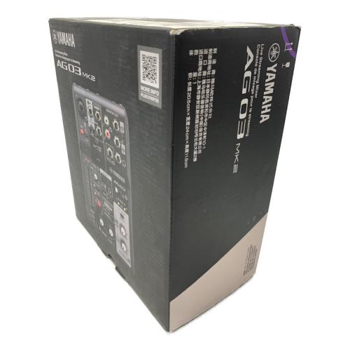 YAMAHA (ヤマハ) ライブストリーミング AG03MK2