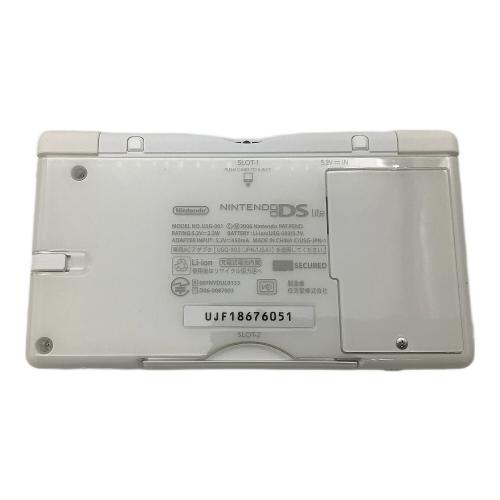 Nintendo (ニンテンドー) Nintendo DS Lite USG-001 SDガンダム Gジェネレーション クロスドライブ 同梱限定版 UJF18676051 クリスタルホワイト νガンダムver.