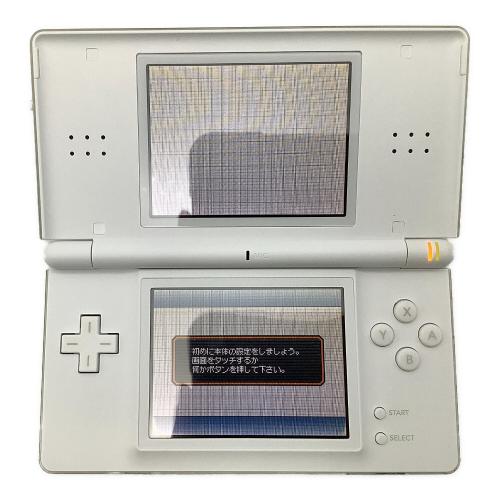 Nintendo (ニンテンドー) Nintendo DS Lite USG-001 SDガンダム Gジェネレーション クロスドライブ 同梱限定版 UJF18676051 クリスタルホワイト νガンダムver.