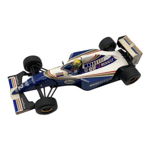 ミニチャンプス ウィリアムズ・ルノーFW16 ダイキャストモデル 1/18スケール ミニカー アイルトン・セナ ヤケ有
