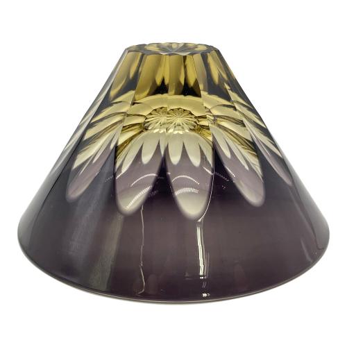 中金硝子 (ナカキンガラス) 江戸切子 逆さ富士