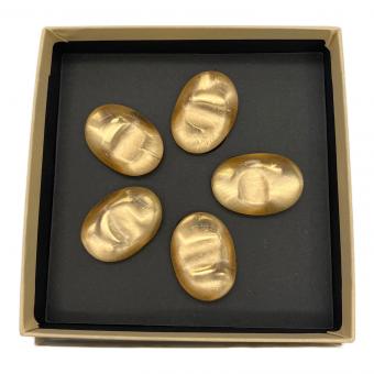 百万石 金の箸置き　テーブルウエア　卓上小物　5Pセット　未使用品
