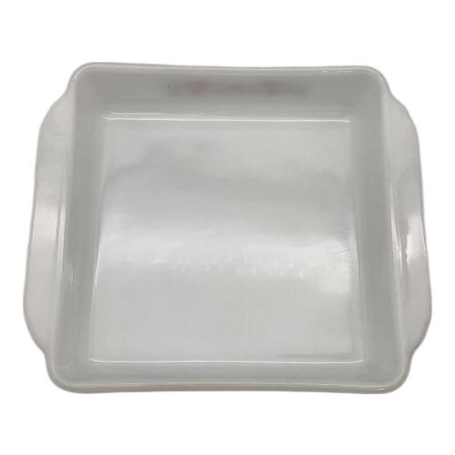 Fire King (ファイヤーキング) ディープローフパン ホワイト×ピンク プリムローズ