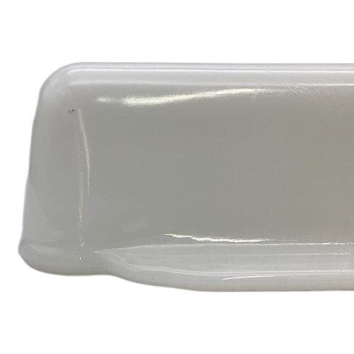 Fire King (ファイヤーキング) ディープローフパン ホワイト×ピンク プリムローズ