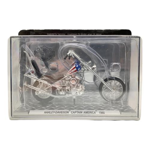 HARLEY-DAVIDSON (ハーレーダビッドソン) ミニチュアバイク CAPTAIN AMERICA 1960 FLH "Billy Bike" Replica 1957 イージーライダー ディスプレイ台 セット