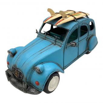 ブリキ車 ブルー