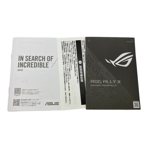 ROG ALLY X ポータブルゲーミングPC RC72LA-Z1E24G1T 7.0型ワイド