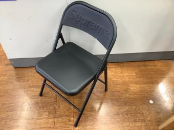 SUPREME (シュプリーム) 折りたたみチェアー 20AW ブラック Metal Folding Chair