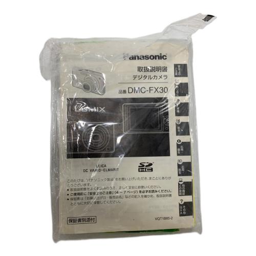 Panasonic (パナソニック) コンパクトデジタルカメラ DMC-FX30
