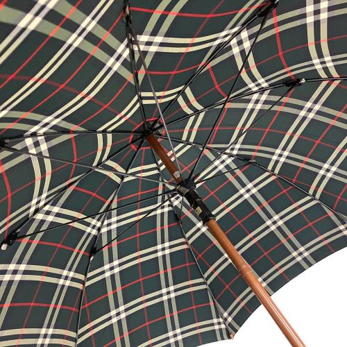 BURBERRY (バーバリー) 傘 ノヴァチェック グリーン カーボン