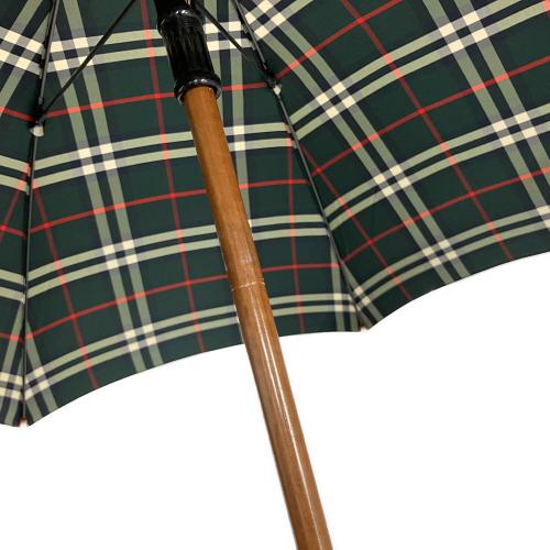 BURBERRY (バーバリー) 傘 ノヴァチェック グリーン カーボン