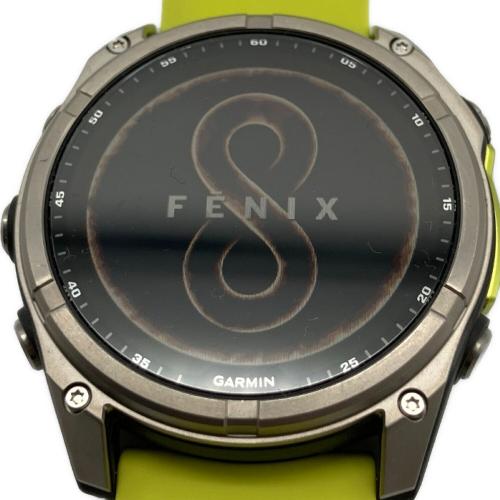 GARMIN (ガーミン) スマートウォッチ fēnix 8 Sapphire Dual Power 51mm