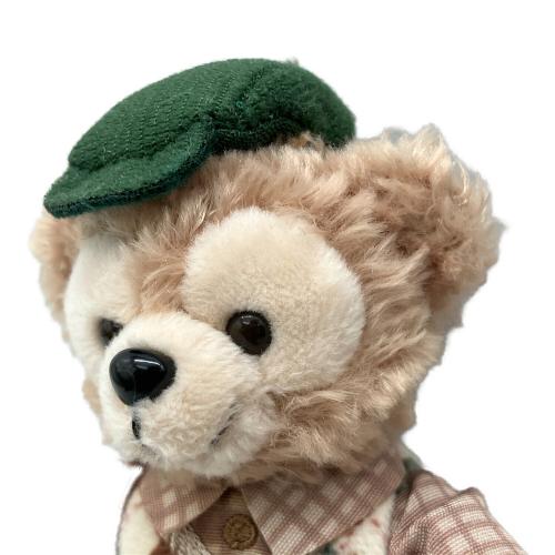 DISNEY (ディズニー) ぬいぐるみバッジ ディズニーグッズ グリーン帽子×ブラウンチェックシャツ×グリーンパンツ 2023秋