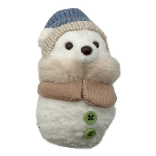 DISNEY (ディズニー) ぬいぐるみチャーム ディズニーグッズ ブルー×ブラウン/ニット帽グリーンボタン2つ