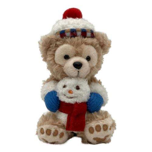 DISNEY (ディズニー) ぬいぐるみチャーム ディズニーグッズ ホワイト×レッド×ブルー/ニット帽・手袋/雪だるま抱っこ