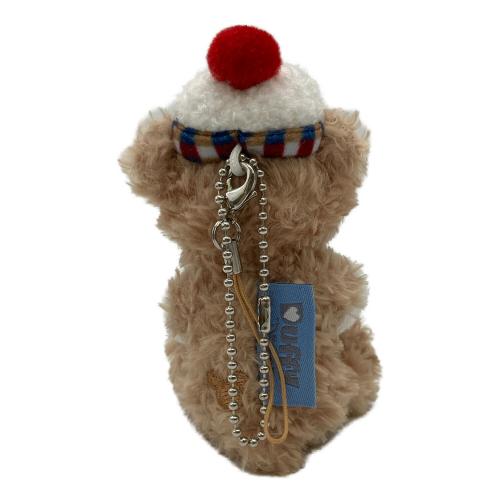 DISNEY (ディズニー) ぬいぐるみチャーム ディズニーグッズ ホワイト×レッド×ブルー/ニット帽・手袋/雪だるま抱っこ