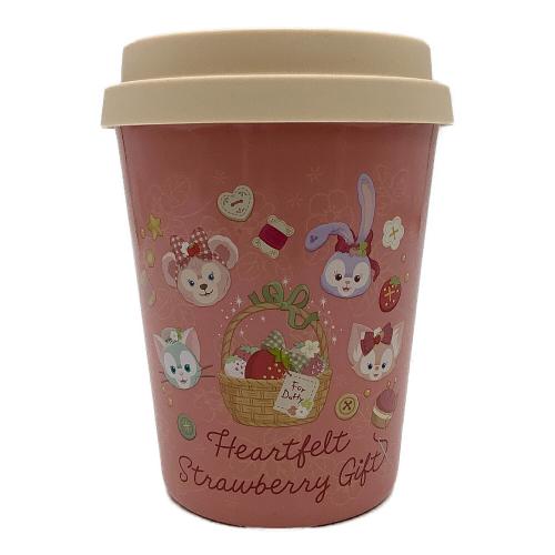 TOKYO DISNEY SEA (東京ディズニーシー) キャラクターグッズ ダッフィー&フレンズのハートフェルト・ストロベリーギフト スーベニアタンブラー