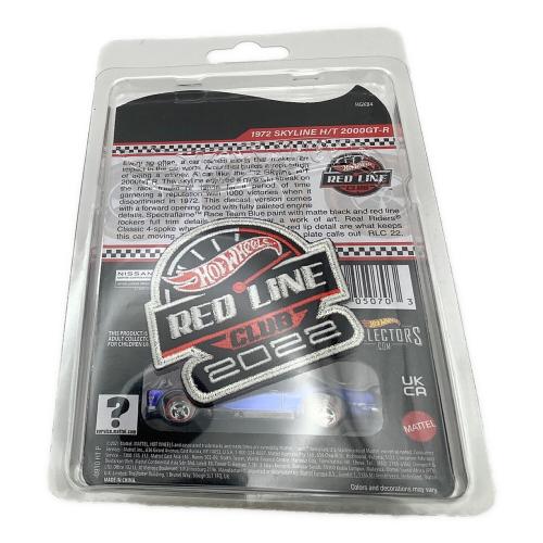 HOT WHEELS (ホットウィール) ミニカー Red Line Club EXCLUSIVE 1972 NISSAN SKYLINE H/T 2000GT-R