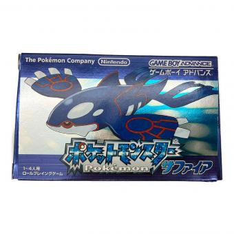 任天堂 (ニンテンドー) ポケットモンスター サファイア ゲームボーイアドバンス用ソフト CERO A (全年齢対象)