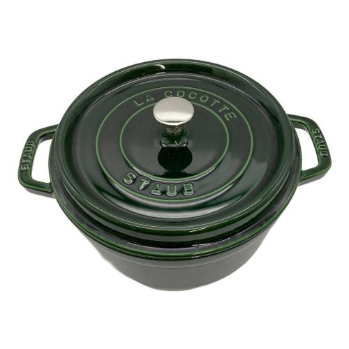 Staub (ストウブ) ピコ ココット ラウンド 24cm 1102485 3.8L グリーン