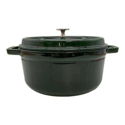 Staub (ストウブ) ピコ ココット ラウンド 24cm 1102485 3.8L グリーン