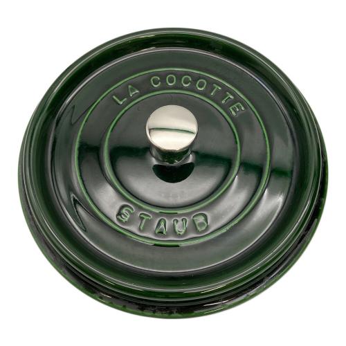 Staub (ストウブ) ピコ ココット ラウンド 24cm 1102485 3.8L グリーン