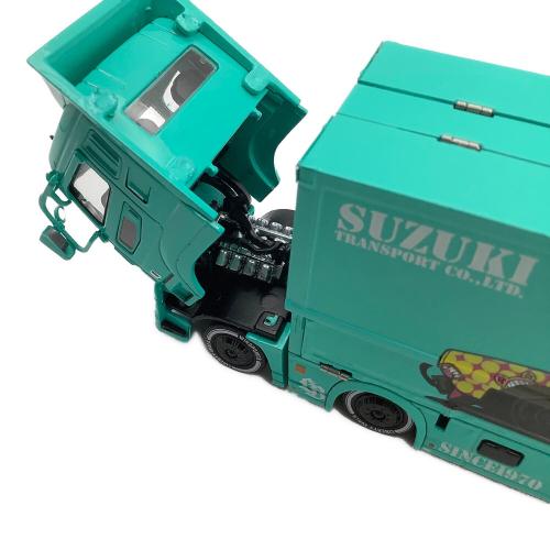 GCD(ゲインコーププロダクツ) ミニカー 425 三菱ふそう スーパーグレート 鈴木物流 LIBERTY WALK 1:64