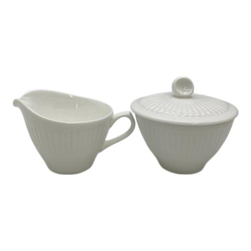 Wedgwood (ウェッジウッド) シュガーポット＆ミルクピッチャー2Pセット USED
