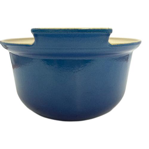 LE CREUSET (ルクルーゼ) 両手鍋 ブルー