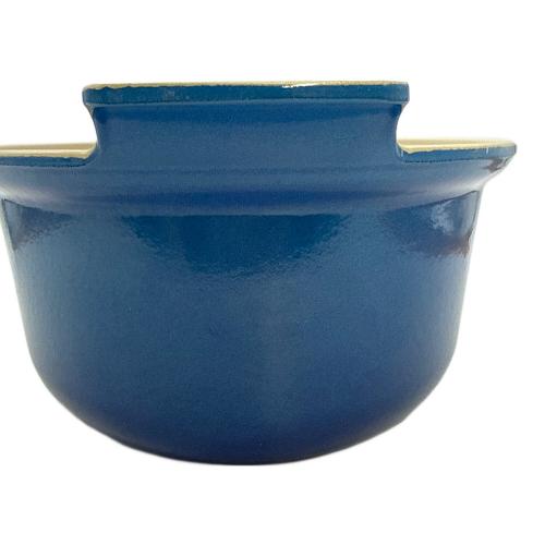 LE CREUSET (ルクルーゼ) 両手鍋 ブルー