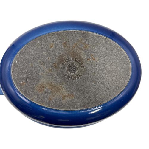 LE CREUSET (ルクルーゼ) 両手鍋 ブルー
