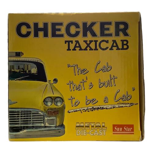 SUNSTAR (サンスタ) ミニカー NO.2501 CHECKER TAXICAB 1981 New York Checker Cab 1:18