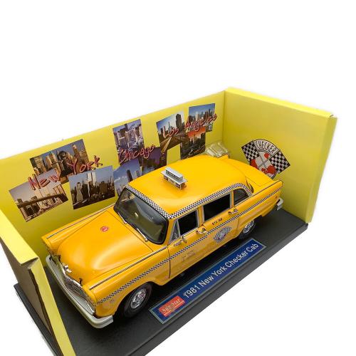 SUNSTAR (サンスタ) ミニカー NO.2501 CHECKER TAXICAB 1981 New York Checker Cab 1:18