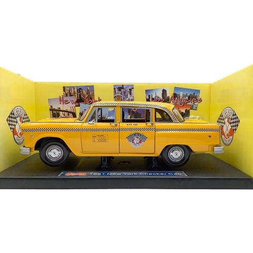 SUNSTAR (サンスタ) ミニカー NO.2501 CHECKER TAXICAB 1981 New York Checker Cab 1:18