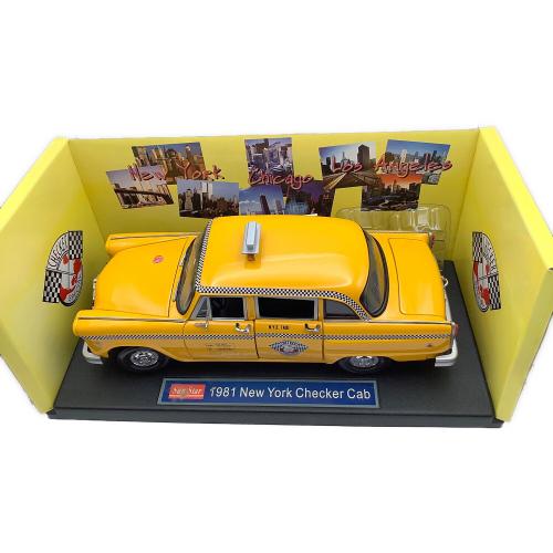 SUNSTAR (サンスタ) ミニカー NO.2501 CHECKER TAXICAB 1981 New York Checker Cab 1:18