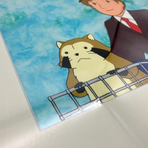 世界名作劇場 (セカイメイサクゲキジョウ) 復刻セル画 あらいぐまラスカル サイクリング49/100