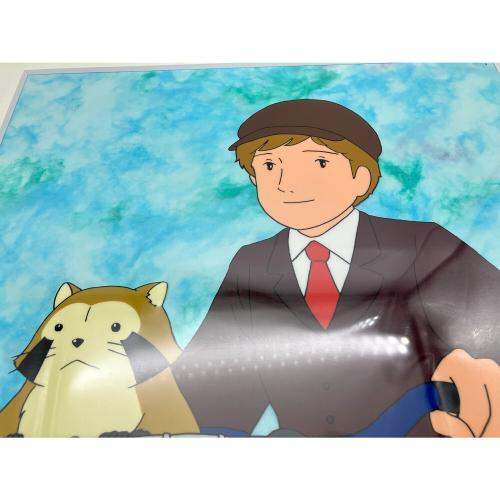 世界名作劇場 (セカイメイサクゲキジョウ) 復刻セル画 あらいぐまラスカル サイクリング49/100