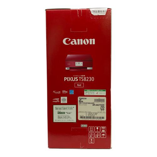 CANON (キヤノン) インクジェットプリンター PIXUS TS8230 912993C04192AA21AFJA27025 レッド